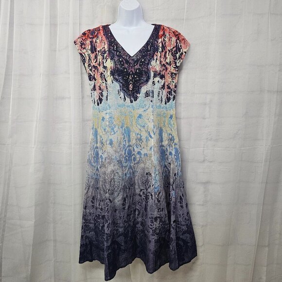 Reba Dress Midi Purple Grunge Goth Fairy Whimsigoth Festival 4 - Picture 15 of 15